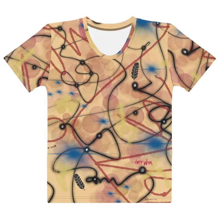 Women's Crew Neck Poly Tee 'Golden' product image (1)