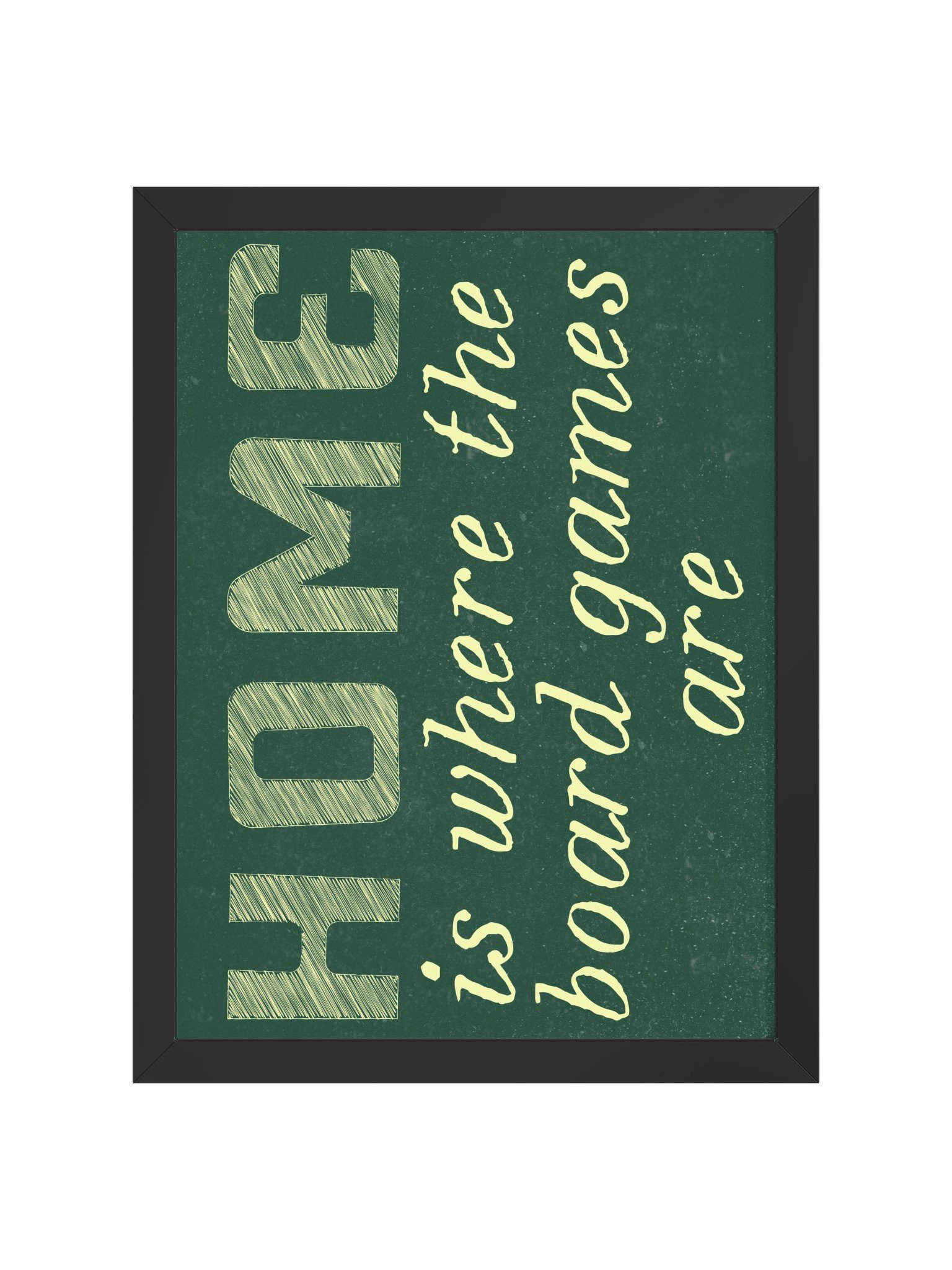 Home Sweet Home Board Game Room Poster - FRAMED product image (2)