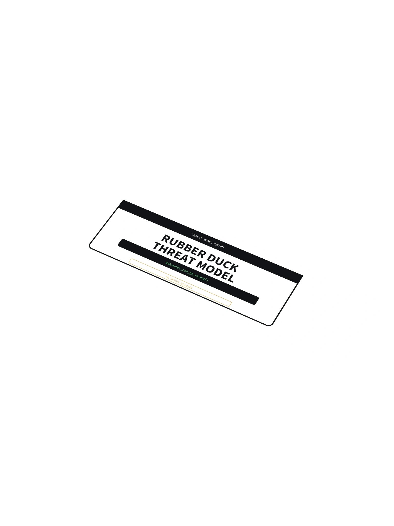 Rubber Duck Threat Model Sticker product image (1)