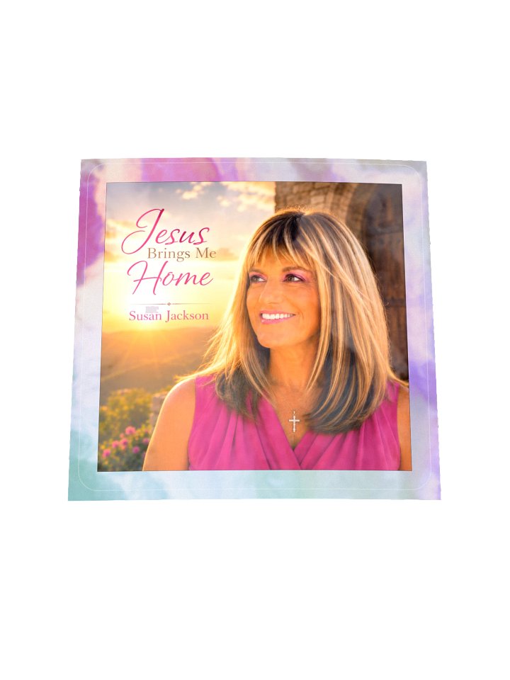 Jesus Brings Me Home Holographic Sticker product image (1)