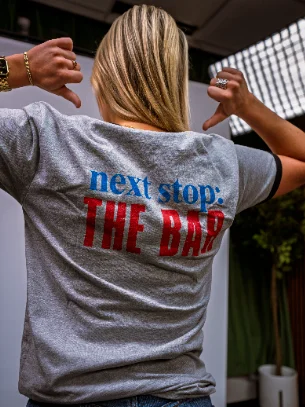 Next Stop: THE BAR Unisex Ringer T-Shirt product image (6)