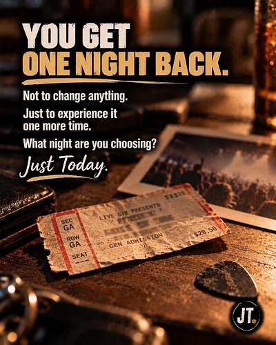 You get to go back and experience one night from your life again.

There’s one rule:

You can’t change anything.

You’re not ...