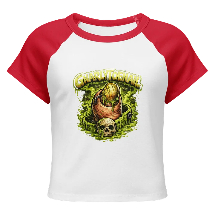 GnarlyToenail's Women's Grungy Decay Raglan Tee product image (1)