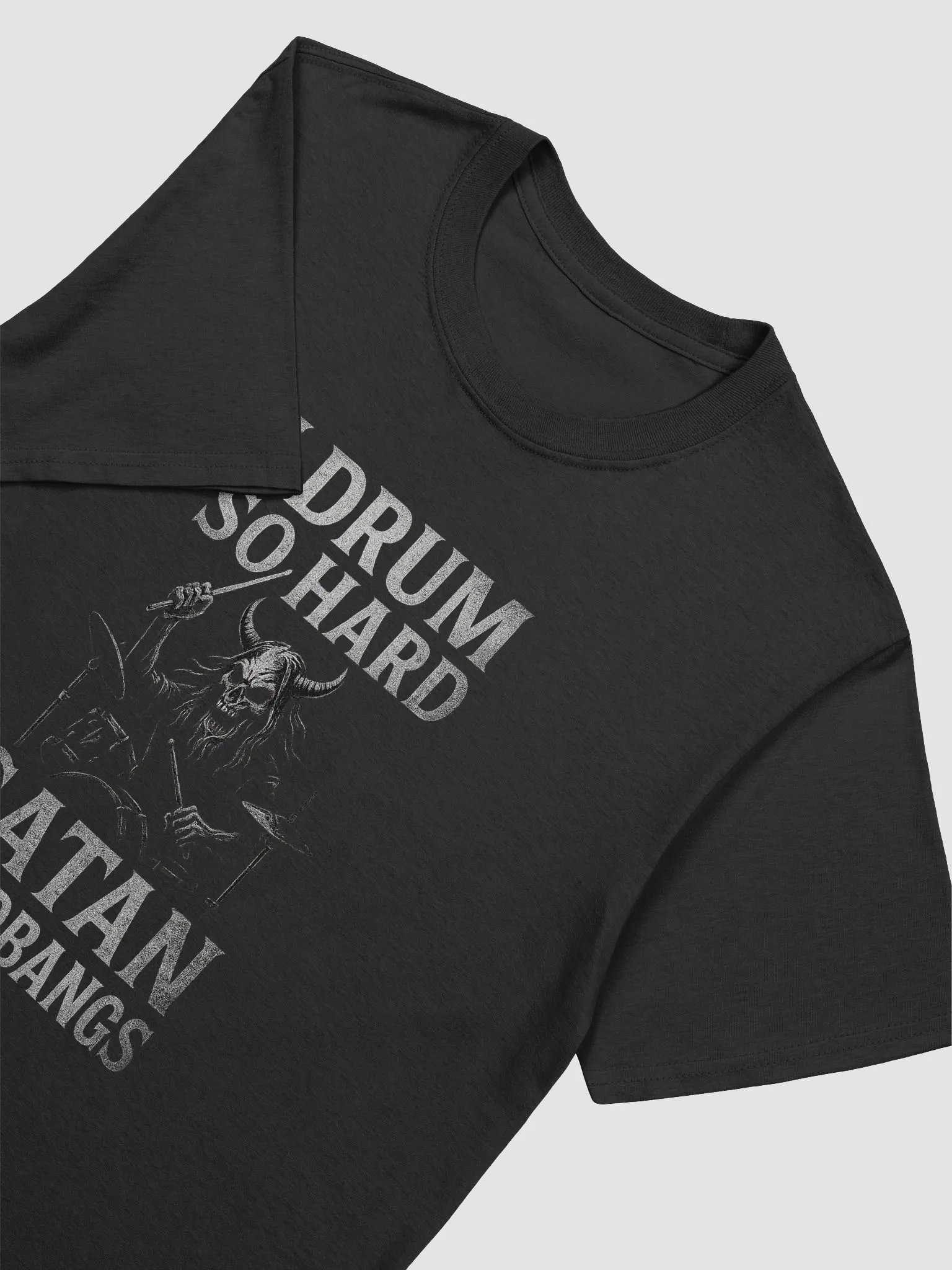I Drum So Hard Satan Headbangs Worn effect product image (7)