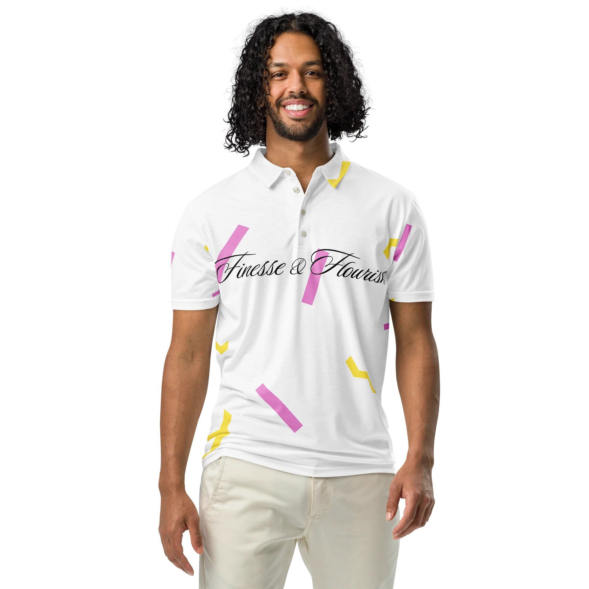 F&F Big Script 89 - 92 Slim Fit Polo Shirt product image (3)