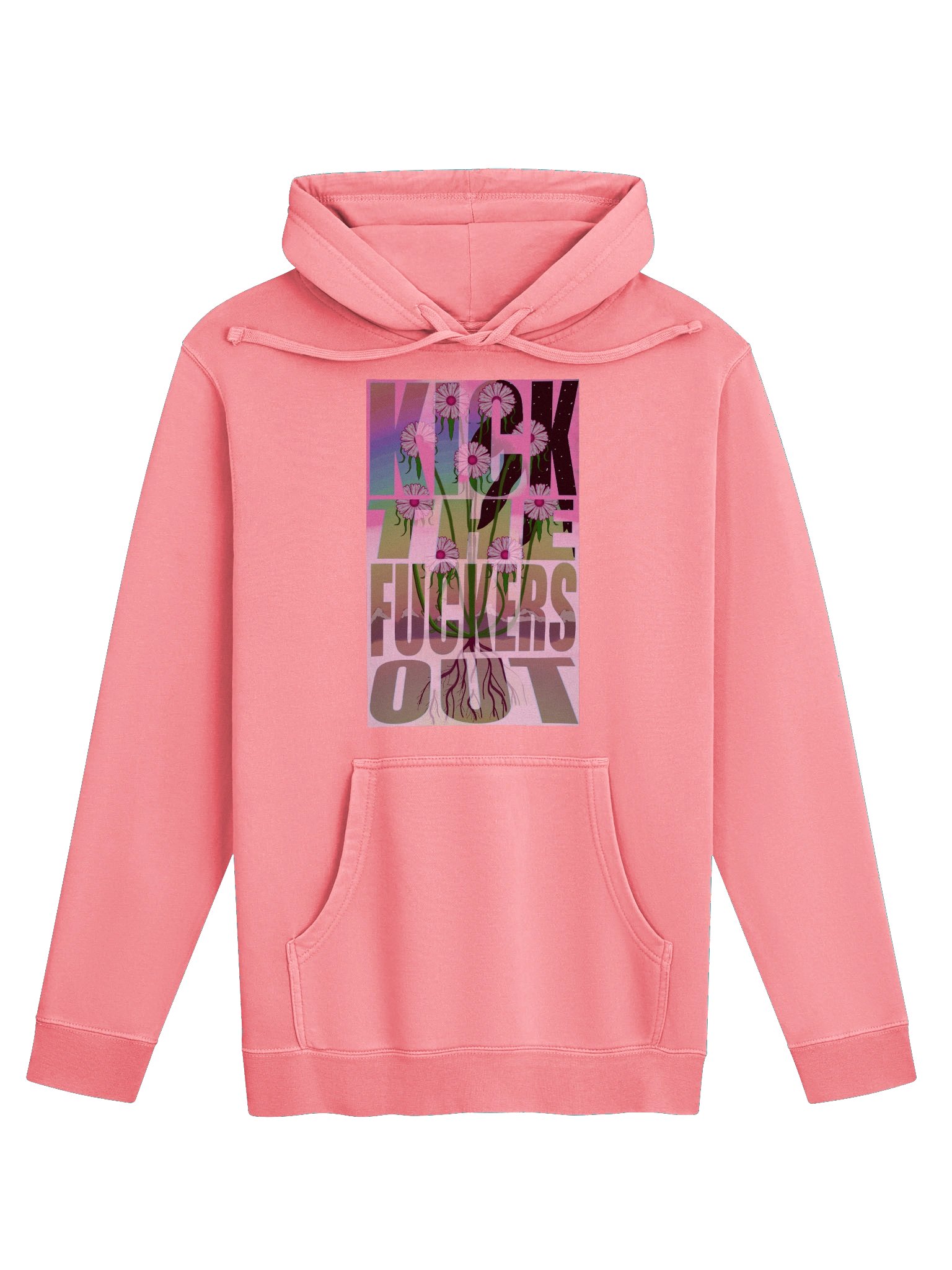 Floral Rebellion Pigment Dyed Hoodie product image (1)