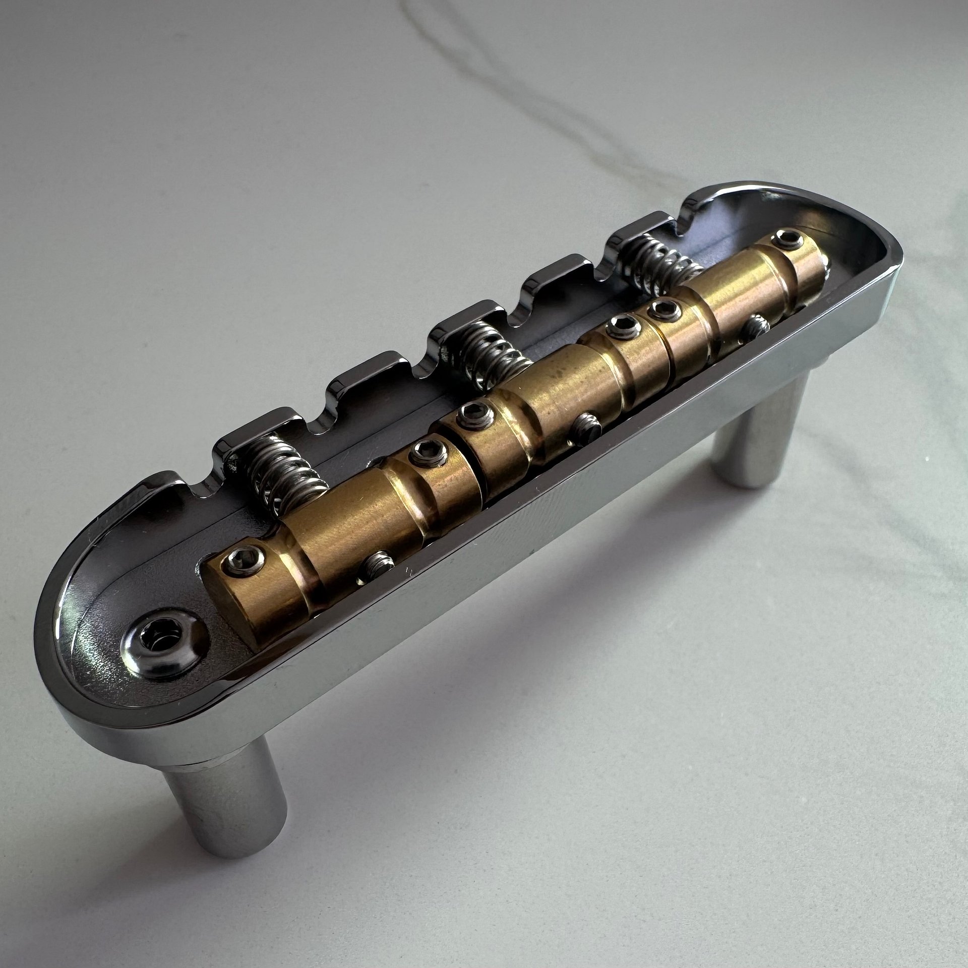 The Overpass “Classic” Chrome Plated Brass Block Bridge product image (2)