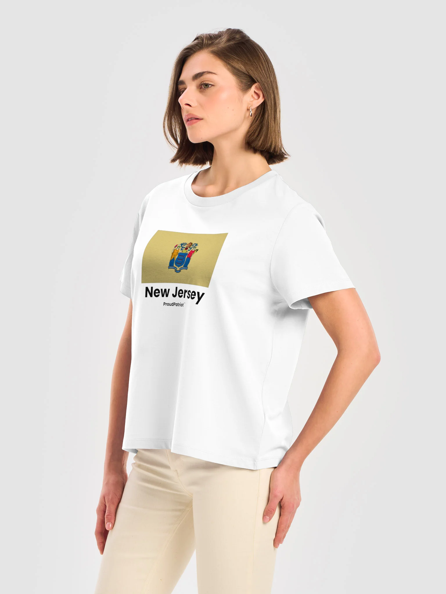 New Jersey Women's Ribbed Neck T-Shirt product image (3)