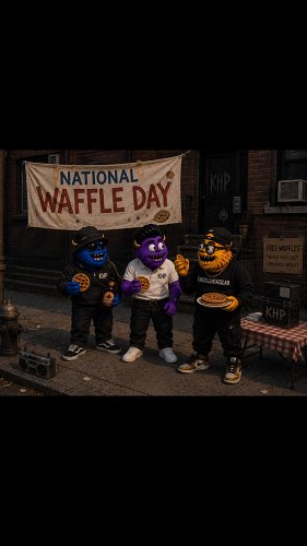 Happy National Waffle day! And new episode out now! 

#NationalWaffleDay #WaffleDay #Waffles #FoodHumor #foodie