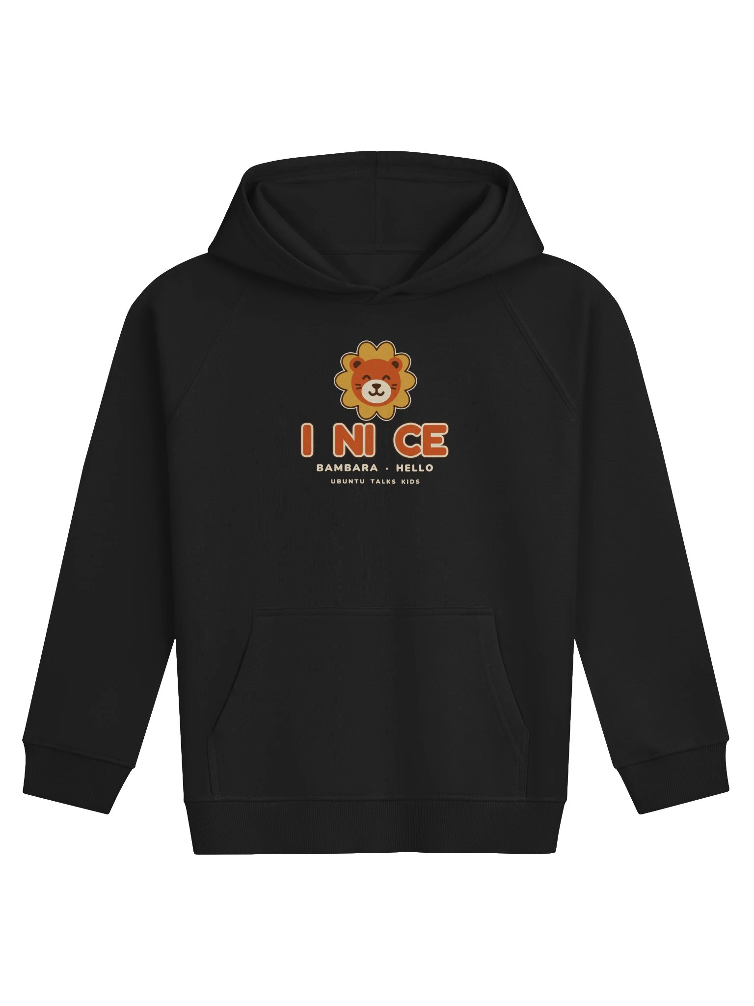 Hello Safari — I NI CE | Bambara Kids Eco Hoodie product image (1)