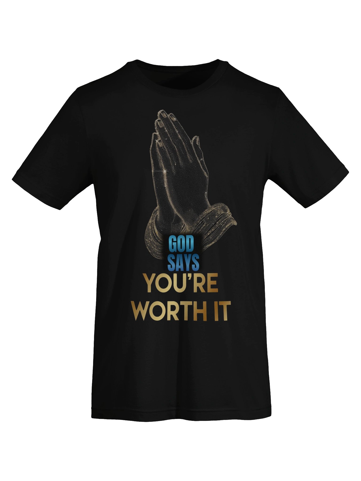 God Says You're Worth It -Divine Worth T-Shirt product image (7)