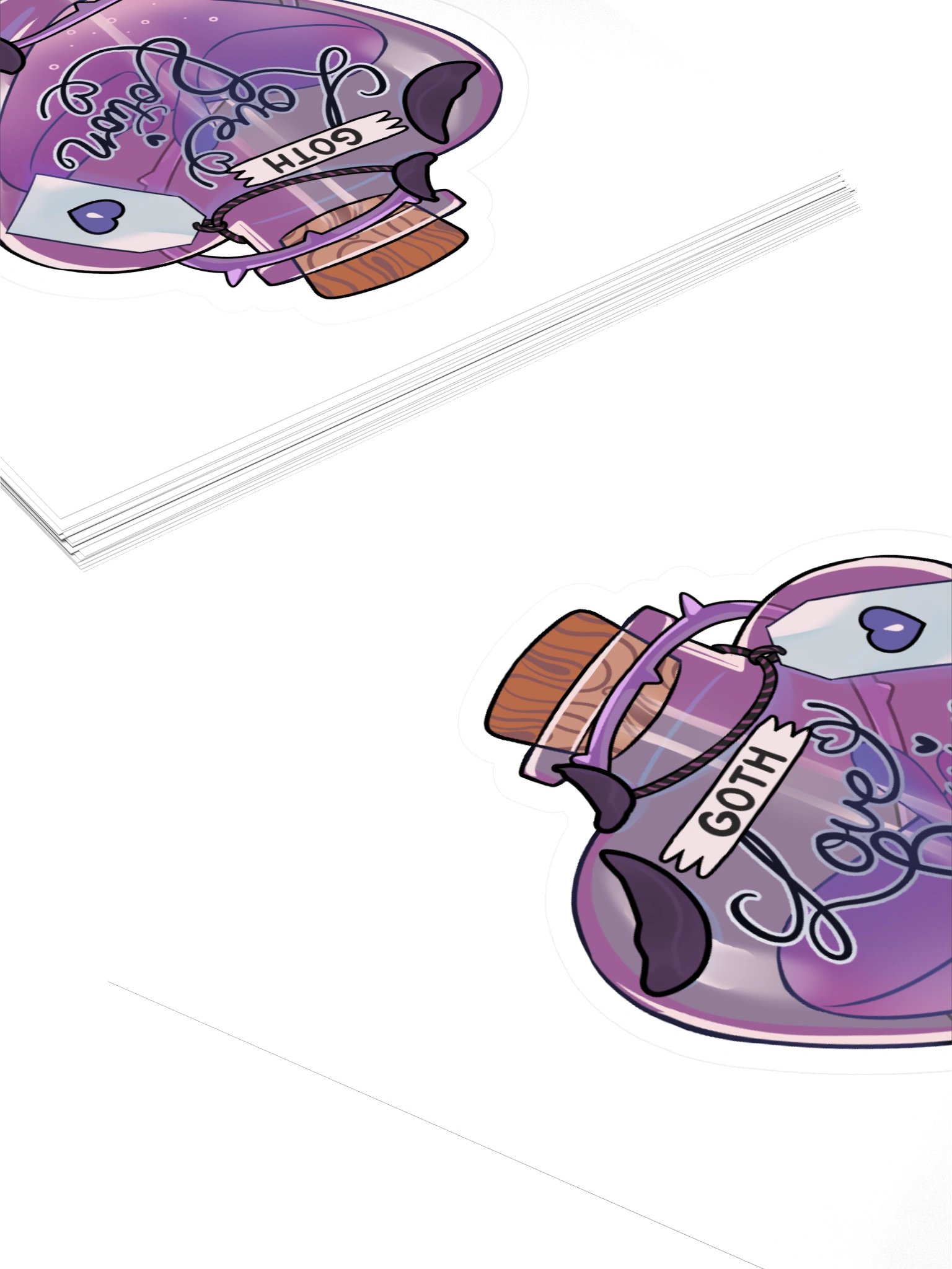 Goth Love Potion Sticker product image (4)