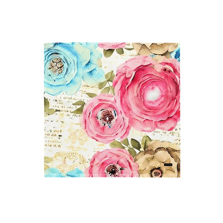 Pink Floral All-Over Print Bandana product image (1)