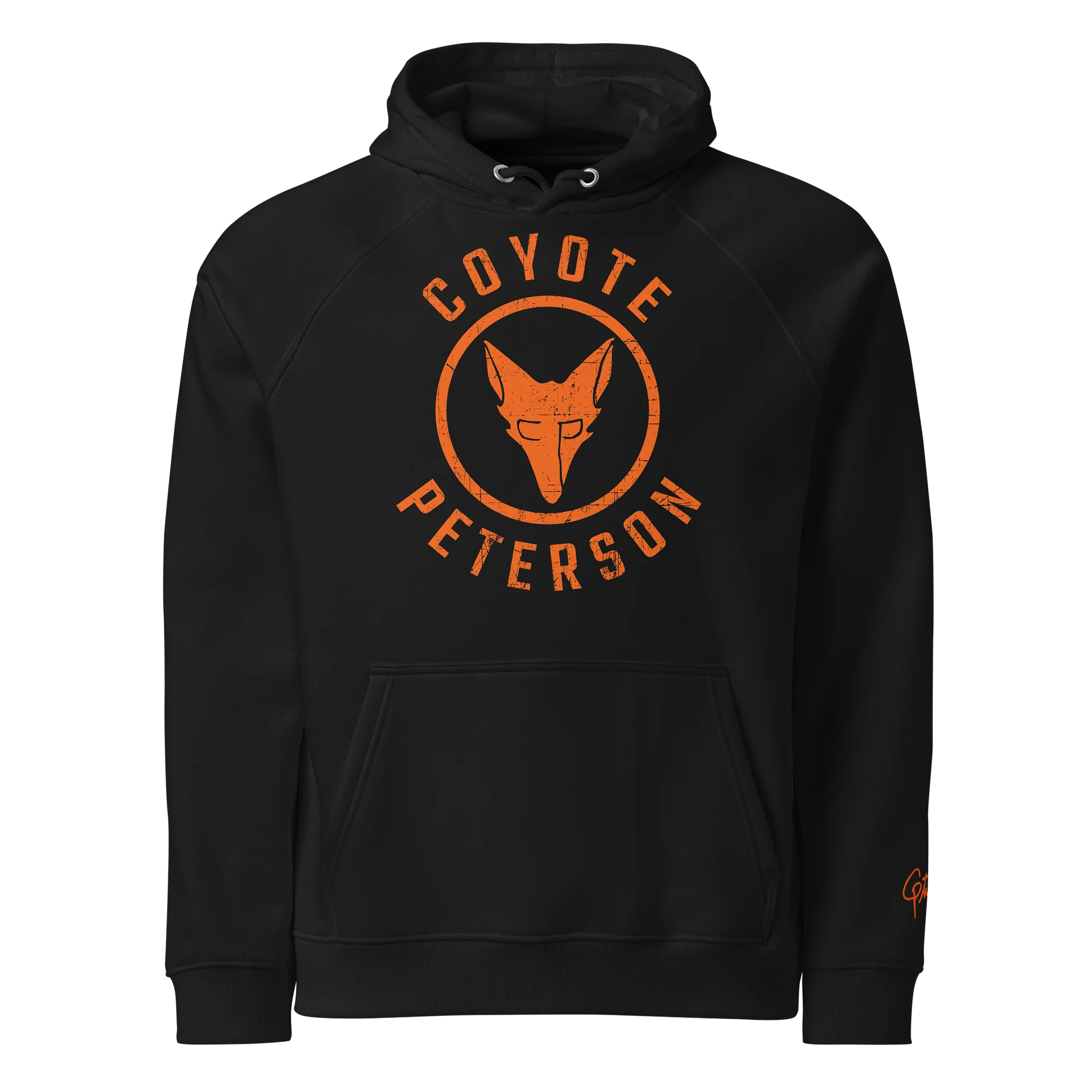 Coyote Coin Unisex Eco-Friendly Raglan Hoodie product image (5)