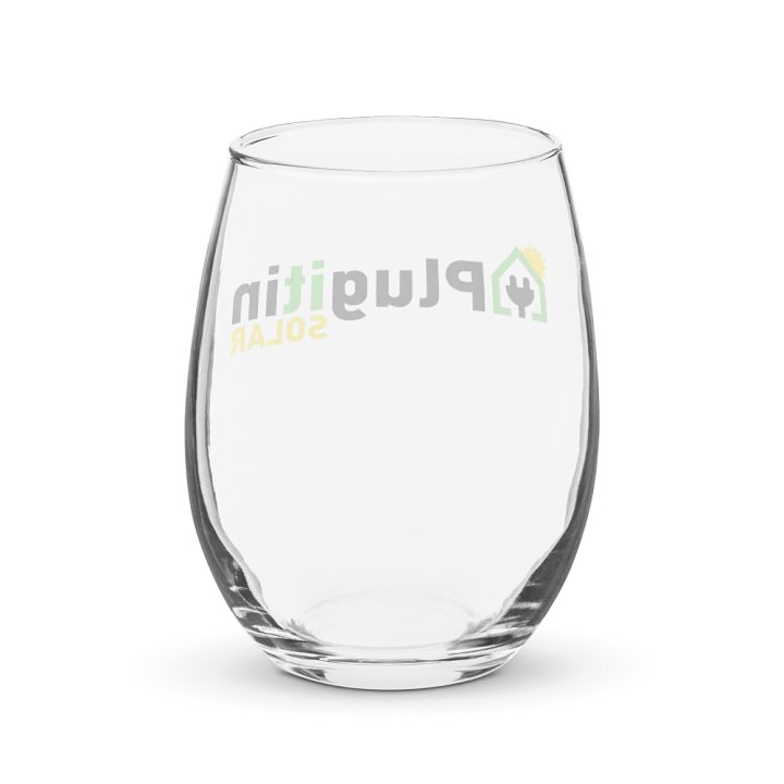 Plug It In Solar High-Quality Stemless Wine Glass product image (2)