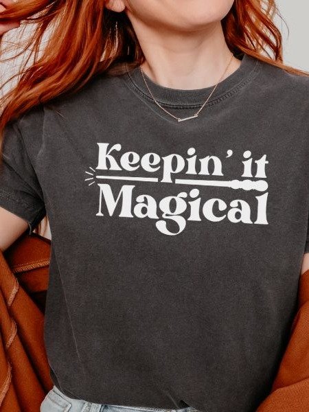 Keeping it Magical Vintage Minimalist Cozy Shirt product image (3)