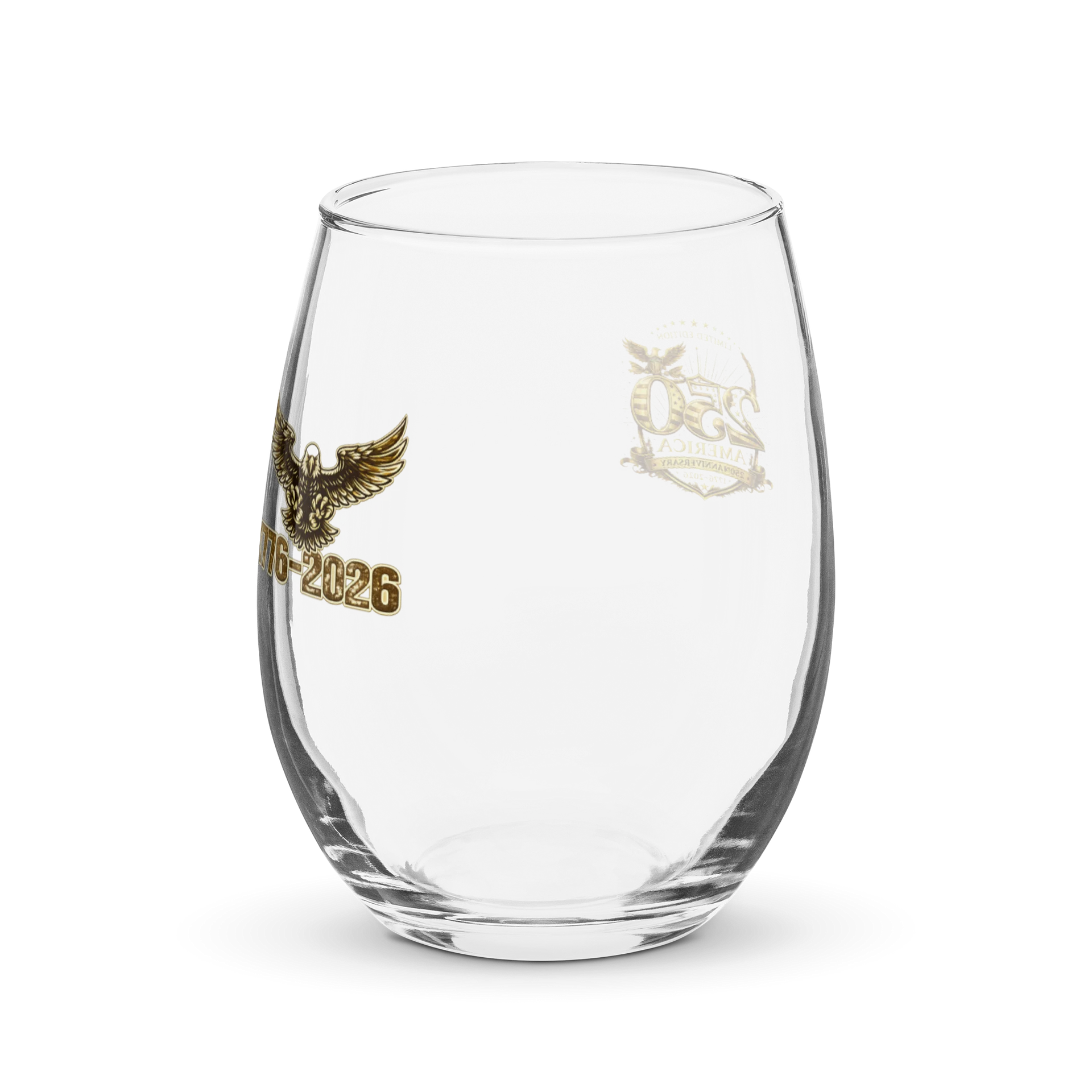 America 250 Anniversary Eagle Stemless Wine Glass product image (2)