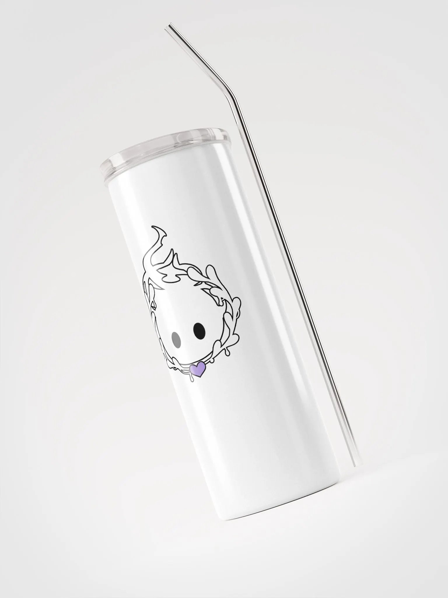 Logo Stainless Steel Tumbler (White) product image (3)