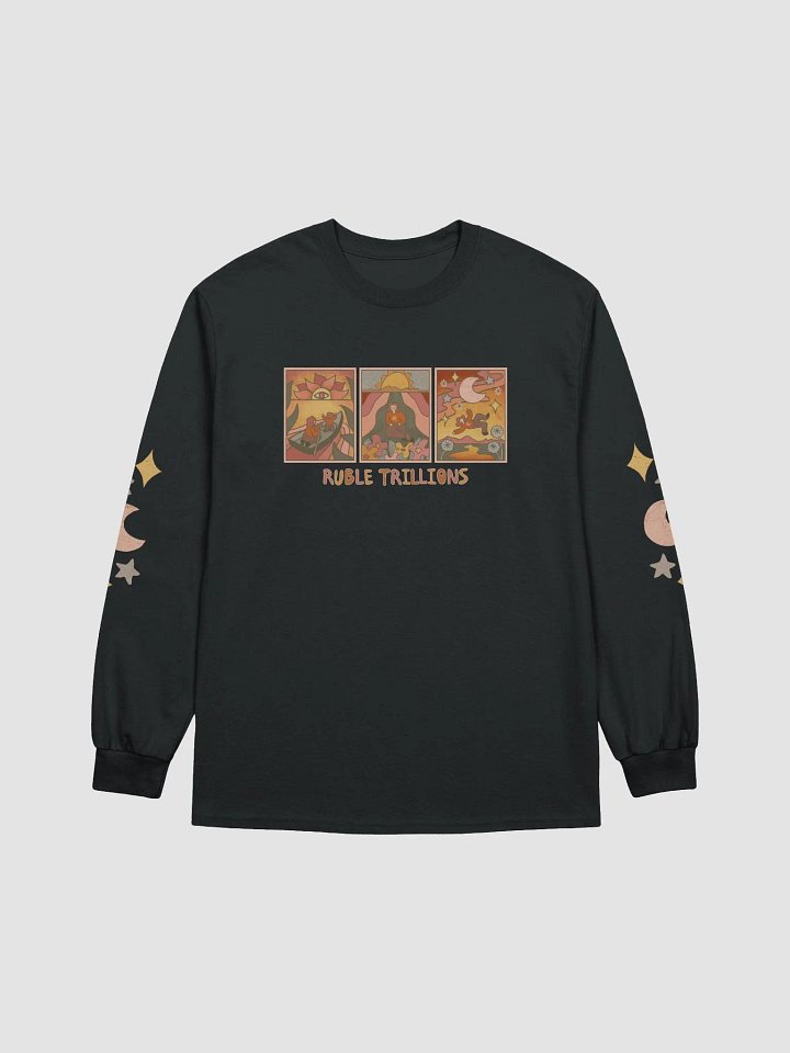 Tarot Trio with Celestial Sleeves - Gildan Brand Long Sleeve Tee product image (1)