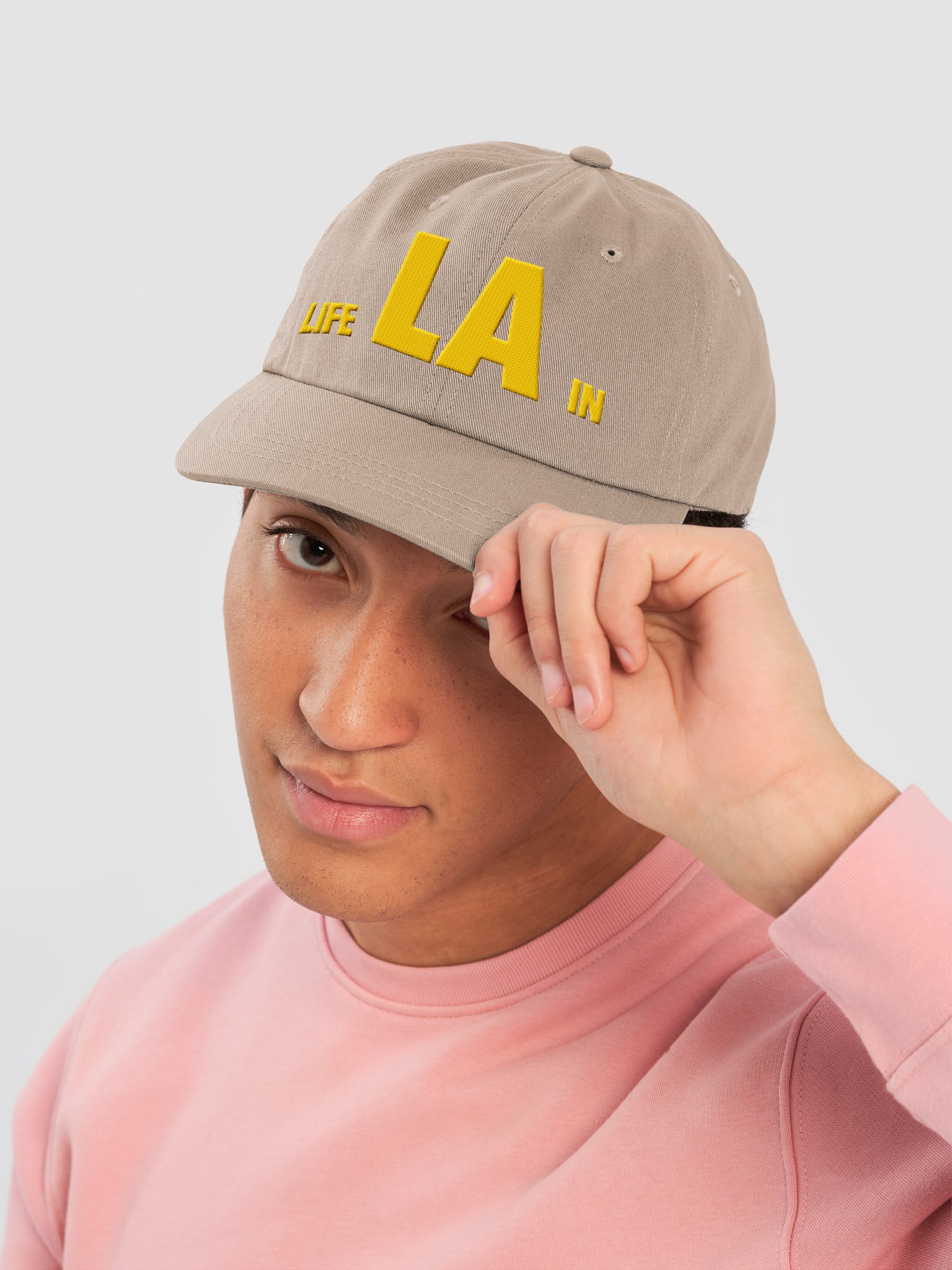 Life in LA Hat - Stone product image (5)