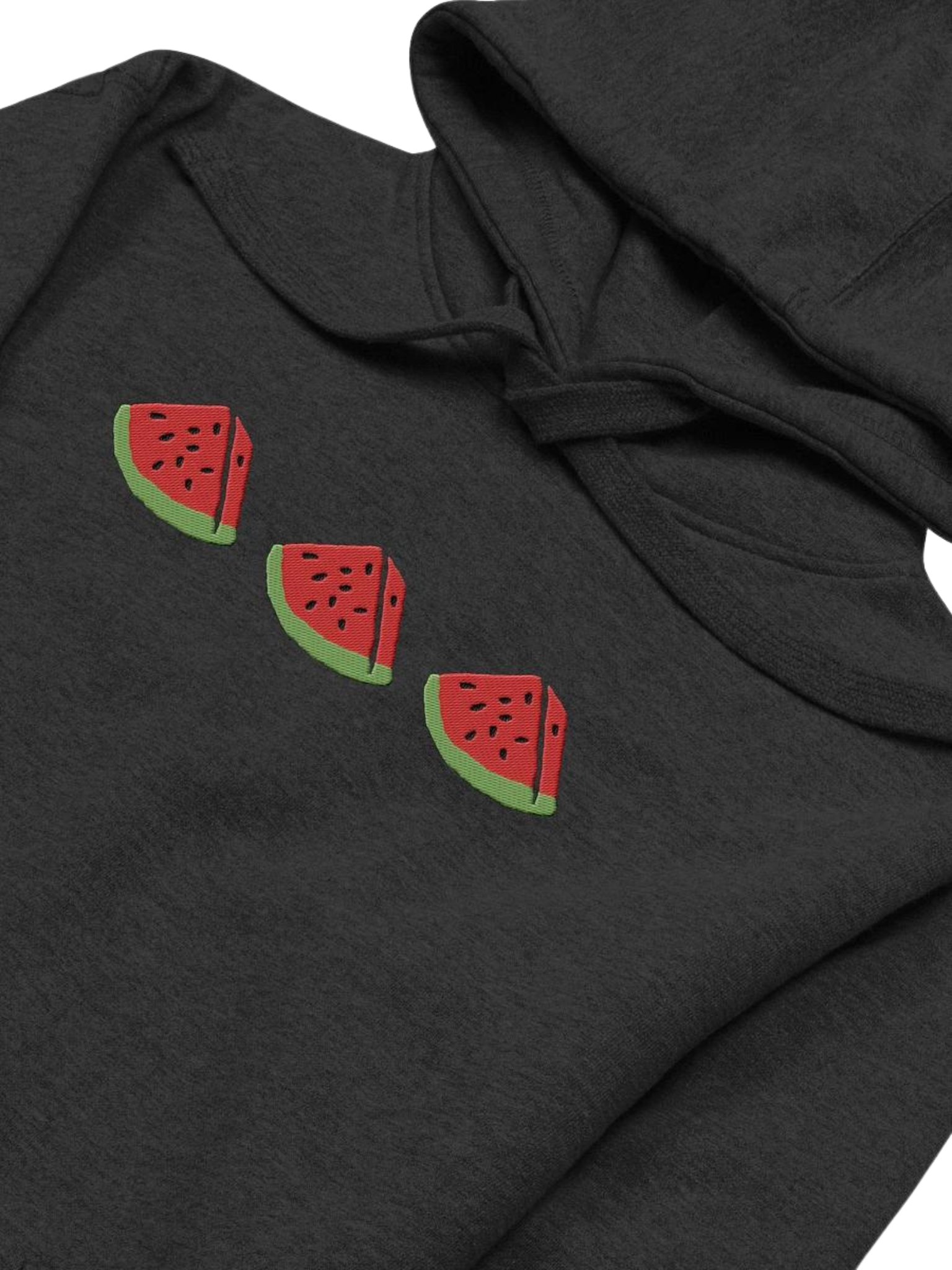 Sandia Embroidered Hoodie (black) product image (2)