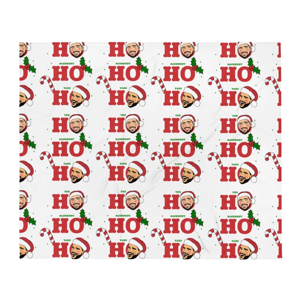 HO HO HO Throw Blanket! product image (1)
