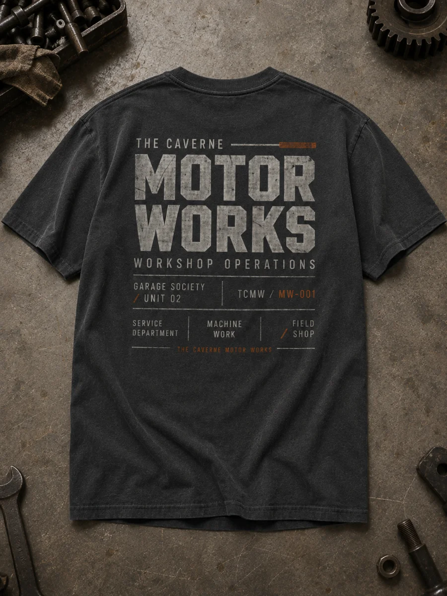 Motor Works Crew Heavyweight Tee product image (5)