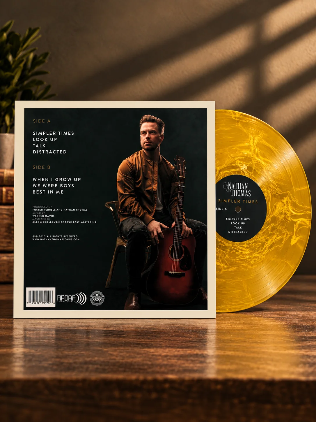 Simpler Times – Limited Edition Gold Vinyl product image (2)