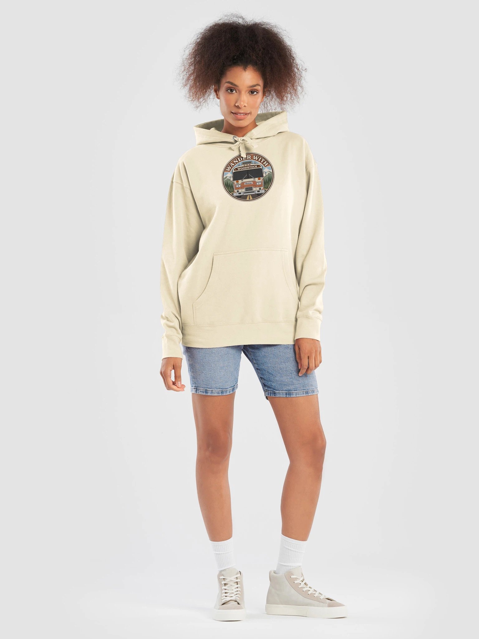 Woodstock Campfire Hoodie · Cotton Heritage — Front & Center — Dark Windshield product image (13)