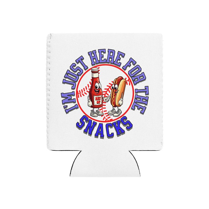 Im Just Here For The Snacks Baseball Buddies Can Cooler product image (2)