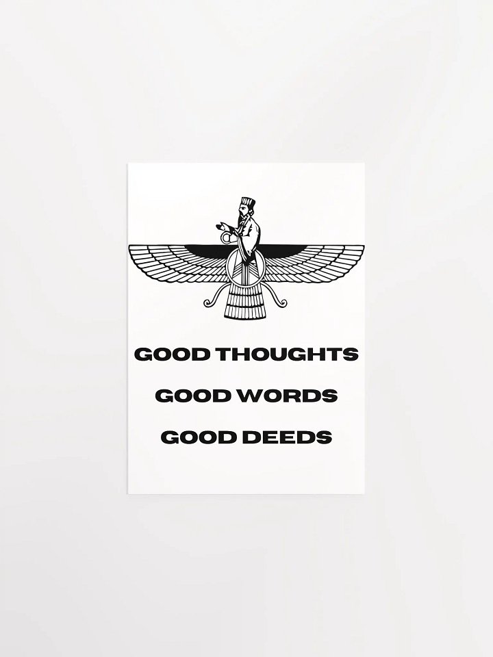 Faravahar Persian Design Good Thoughts Good Words Good Deeds product image (1)