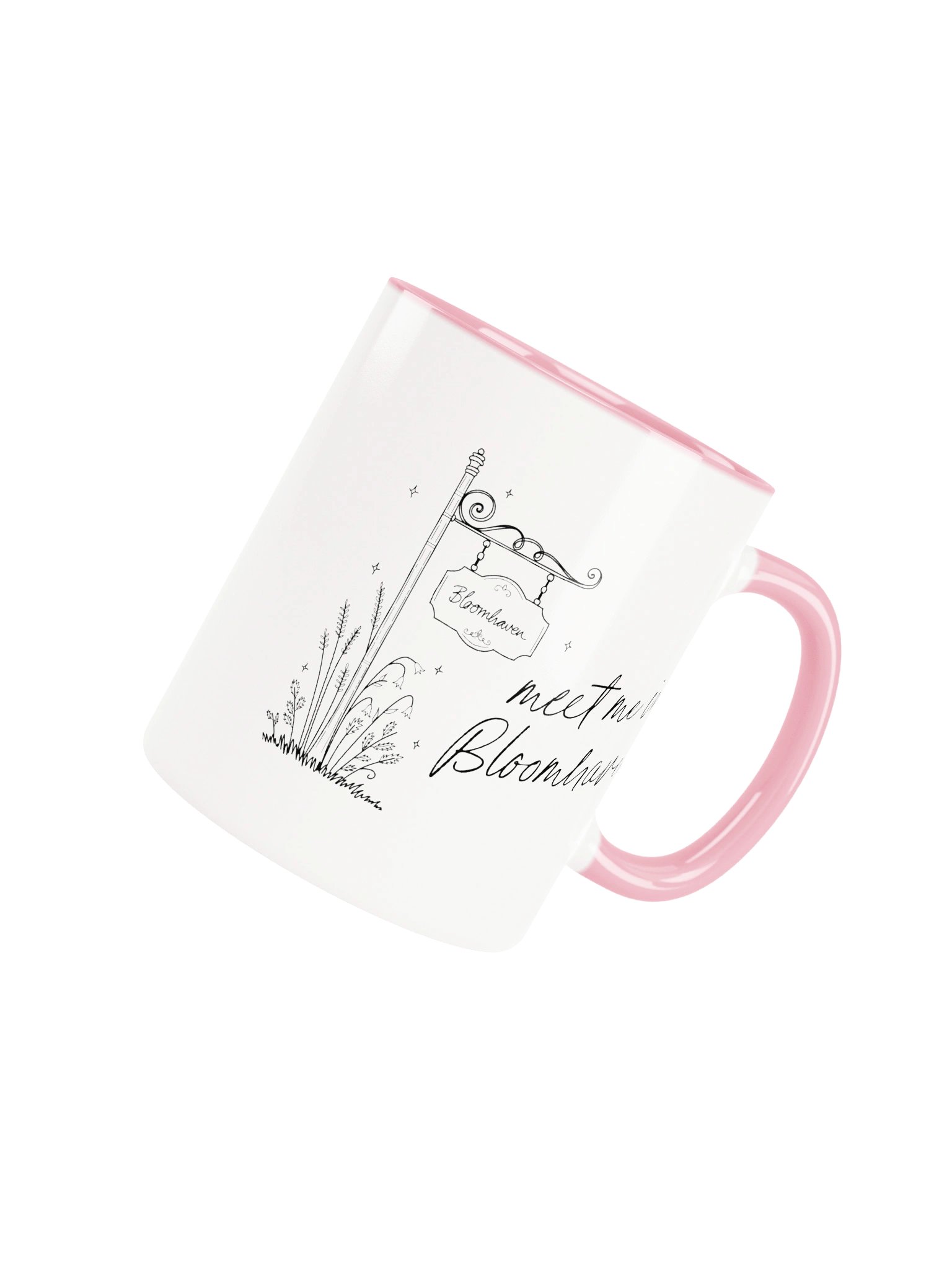 Meet Me In Bloomhaven Mug With Colored Handle product image (4)