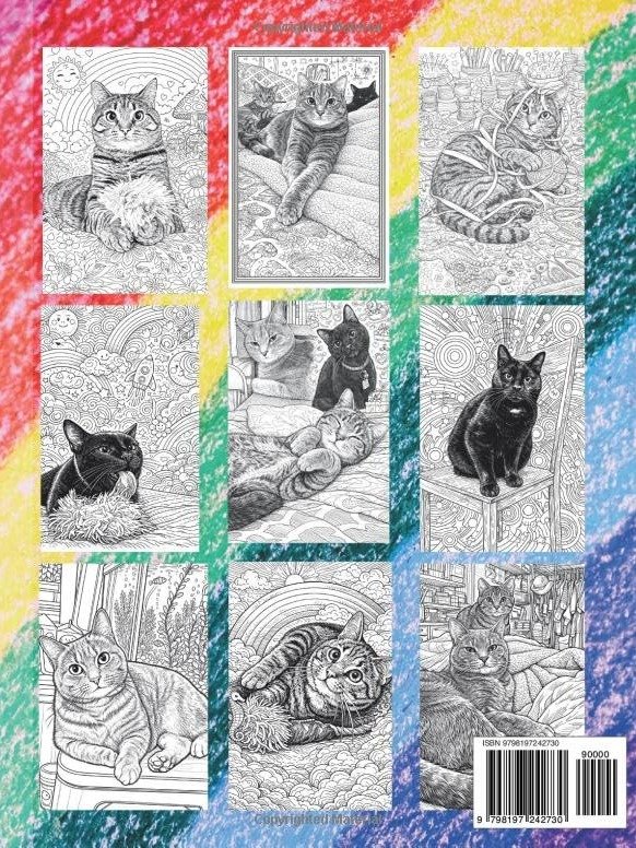 House Cats Coloring Book: Color My Cats product image (2)
