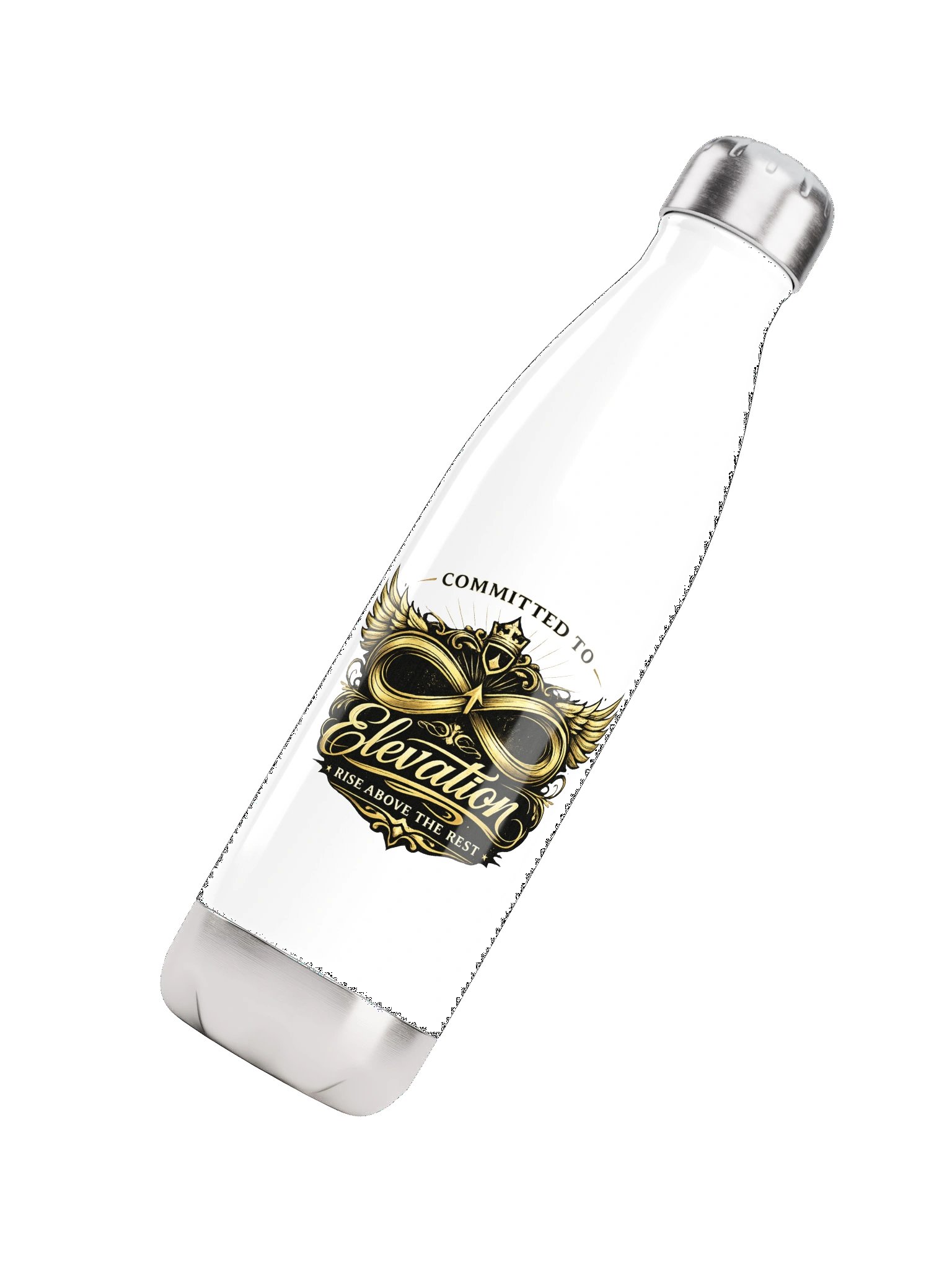 Committed To Elevation — Stainless Steel Water Bottle (Rise Above The Rest) product image (4)