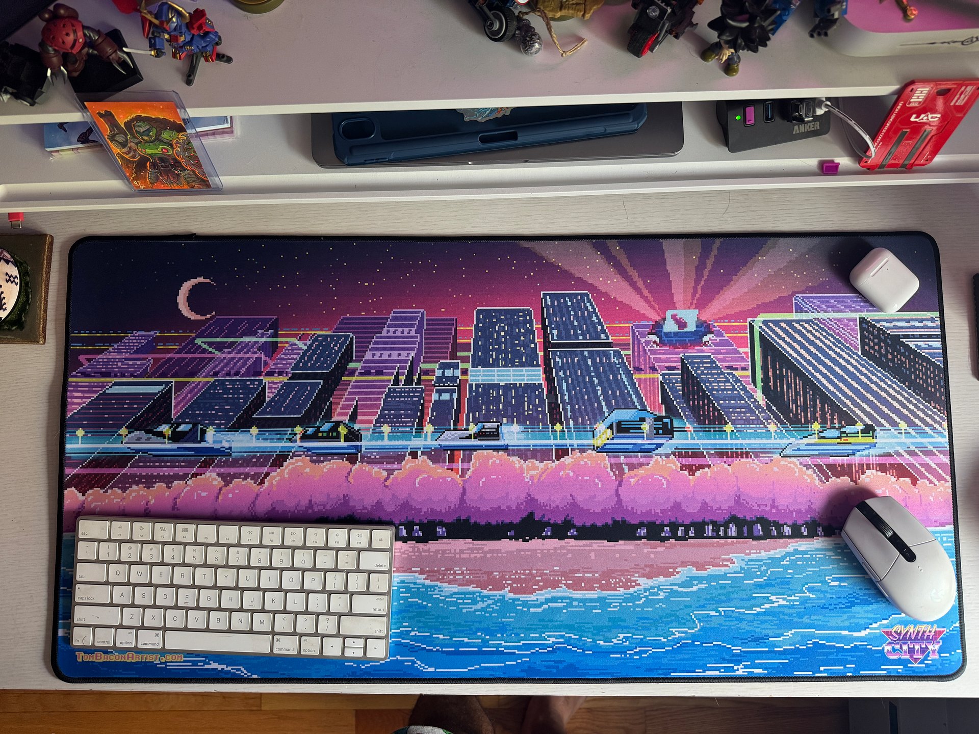 Synth City - Solwave Beach - Deskmat product image (5)