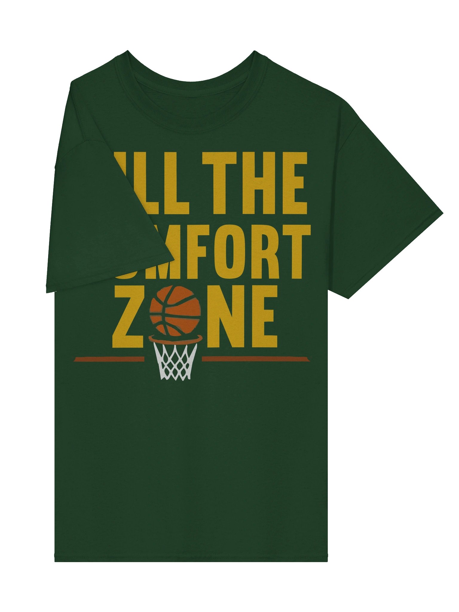 “Kill the Comfort Zone" – Basketball Motivation T-Shirt product image (4)