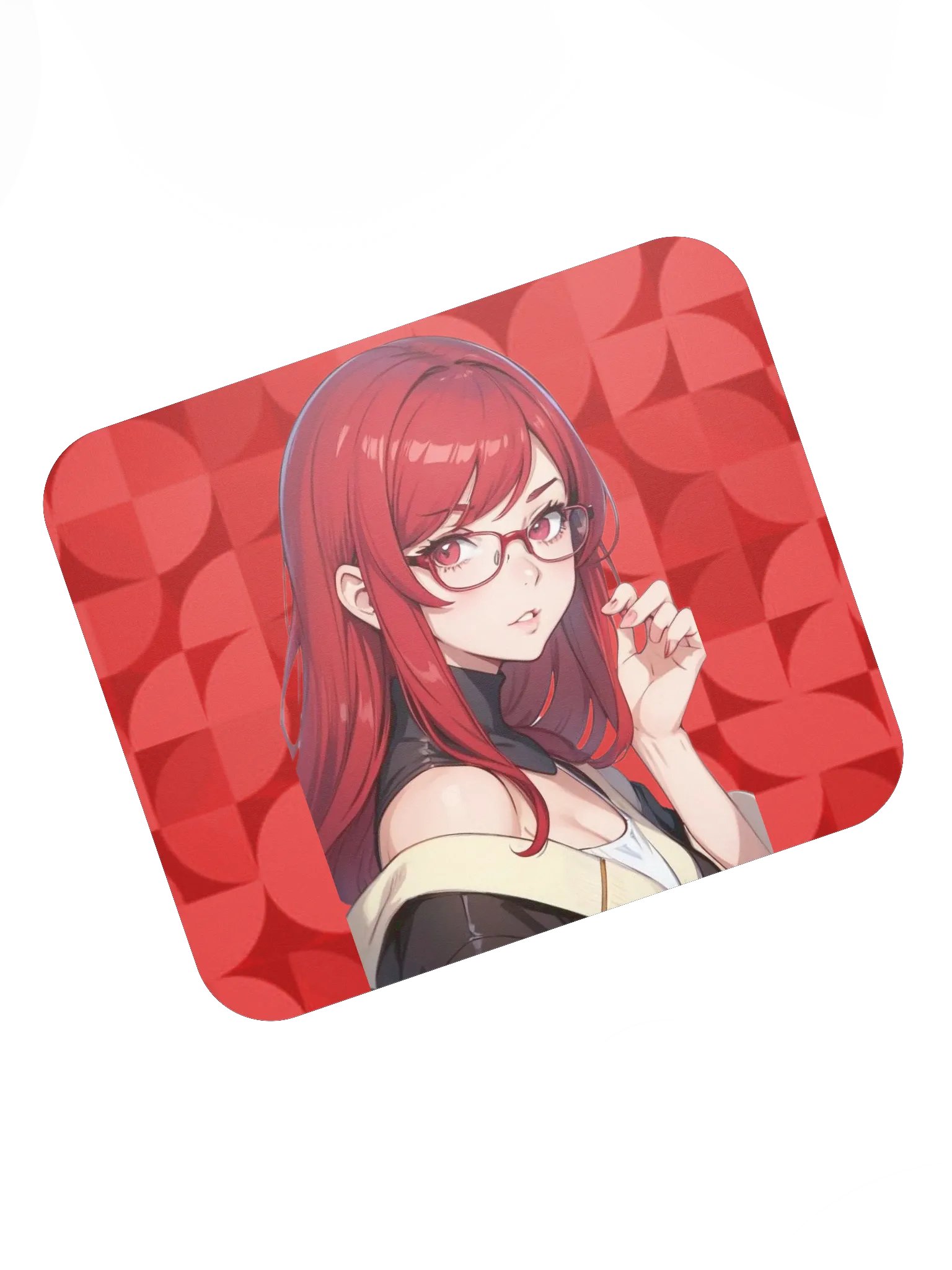 (RED Waifu) K Classic Mouse Pad product image (7)