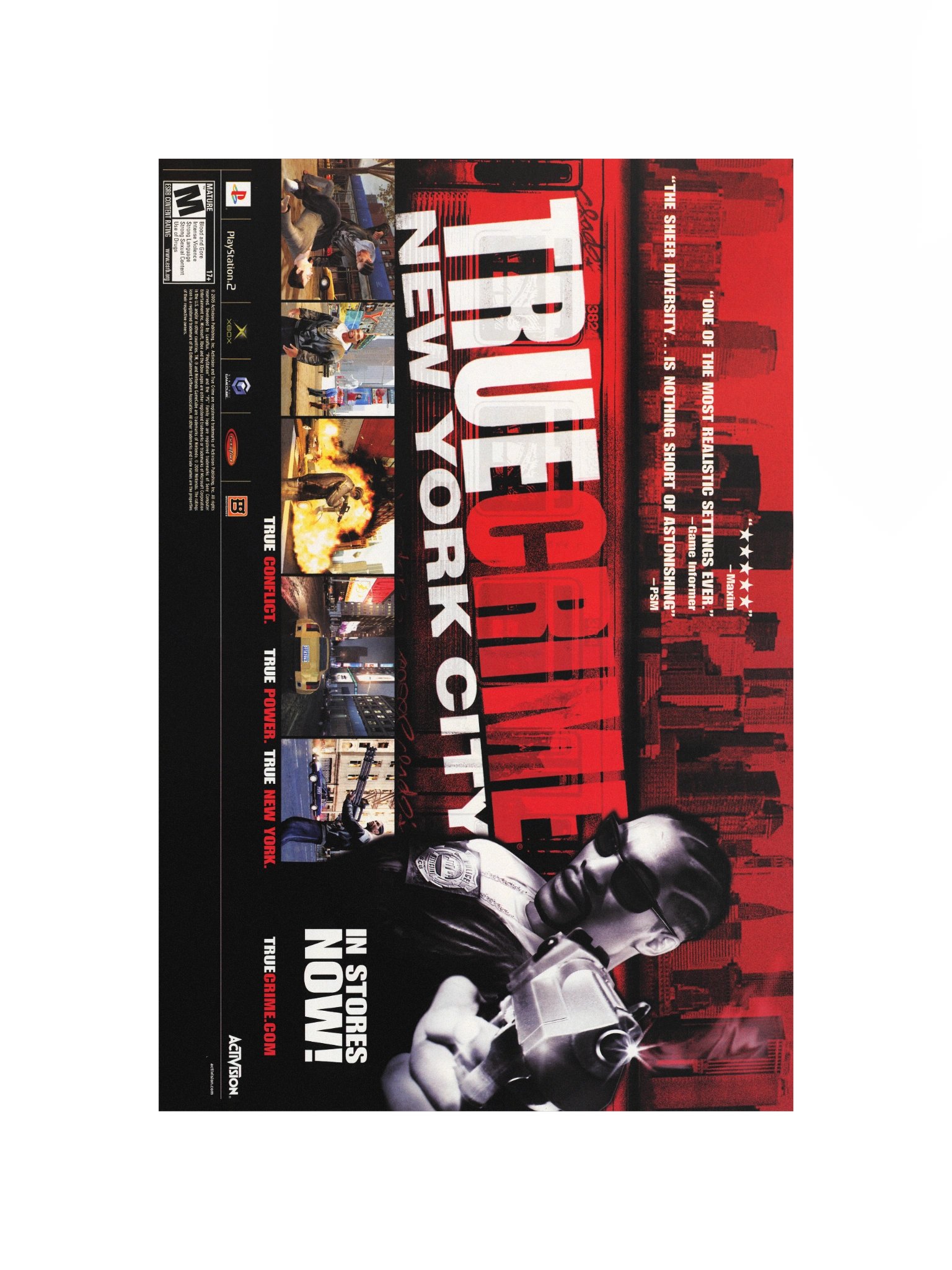 True Crime: New York - Promotional Poster/Flyer product image (4)