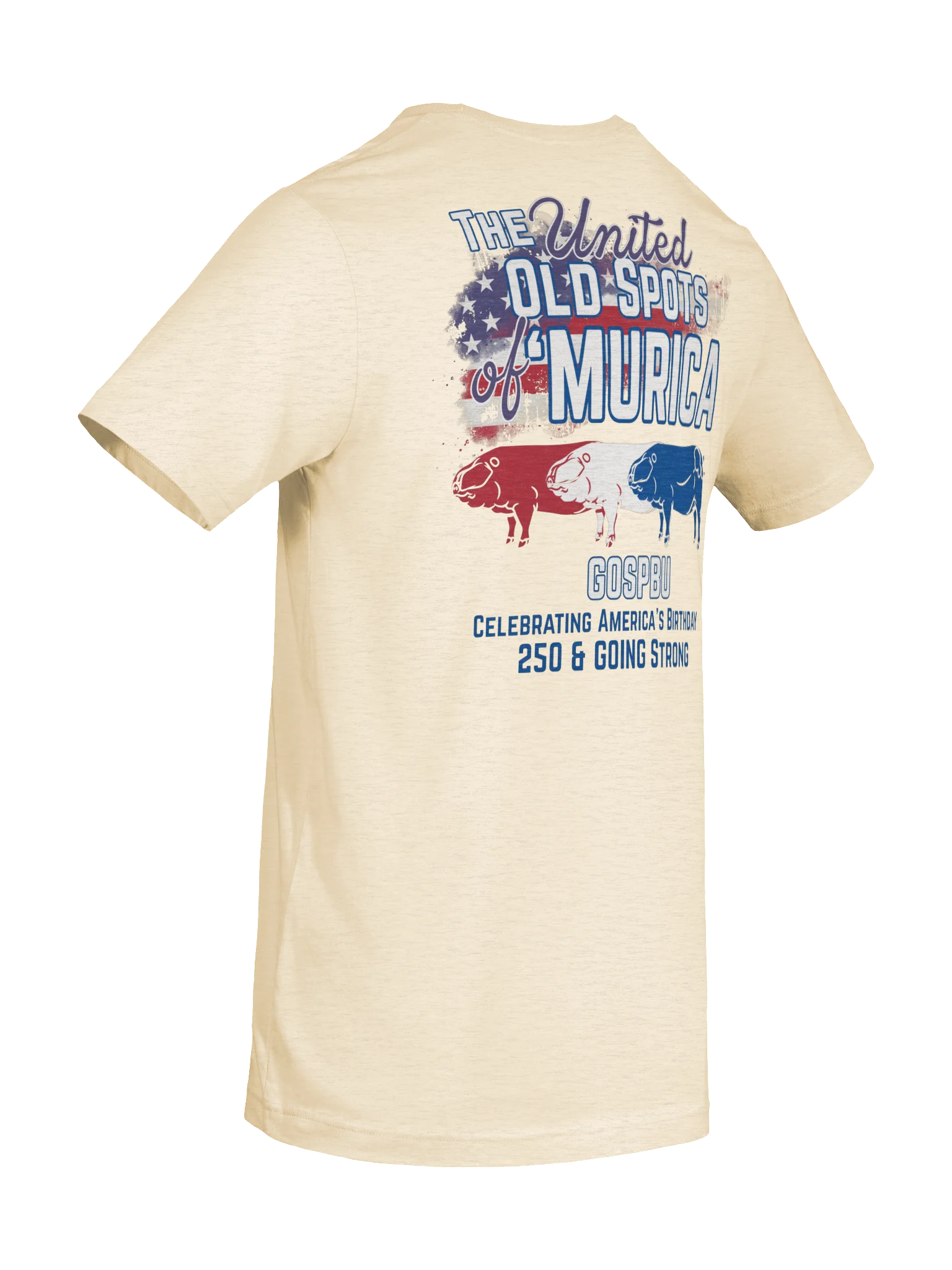 United Old Spots of Murica Patriotic Pig Tee product image (8)