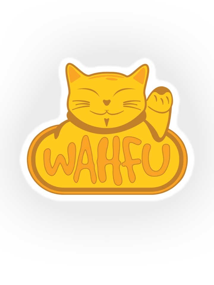 Lucky Cat - Vinyl Decal 4x3" product image (1)