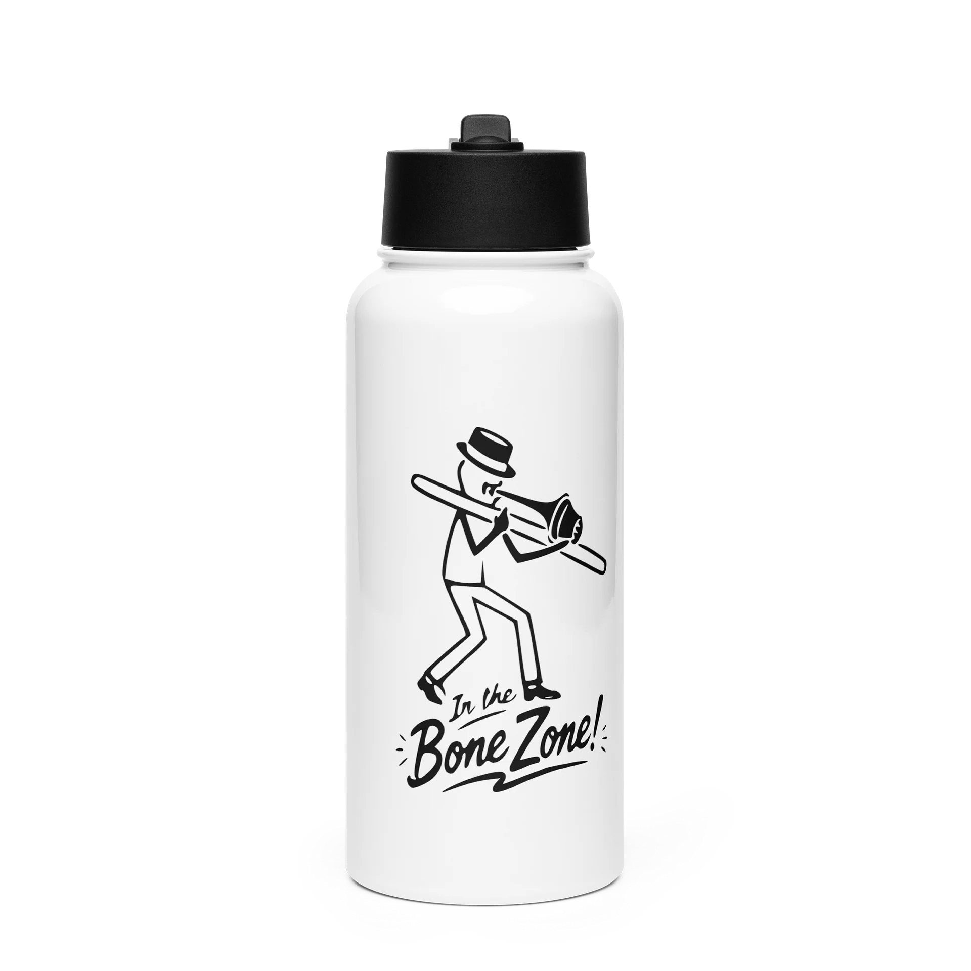 In the Bone Zone Straw Lid Water Bottle product image (1)