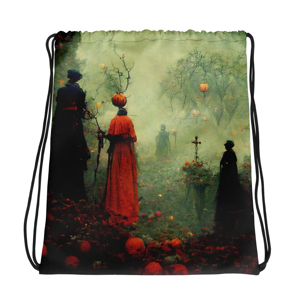 Pumpkin Patch Haunt Drawstring Bag product image (1)