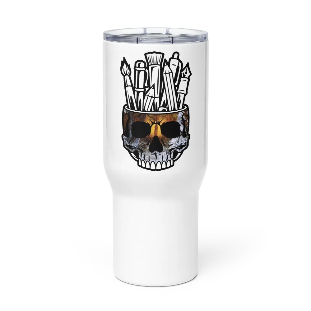 Skull Paintbrush Holder product image (3)