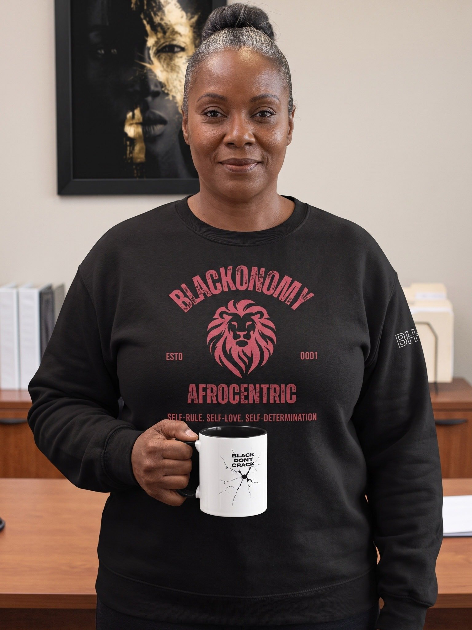 Black Don't Crack | Two Tone Mug | Originology | Black History X product image (4)