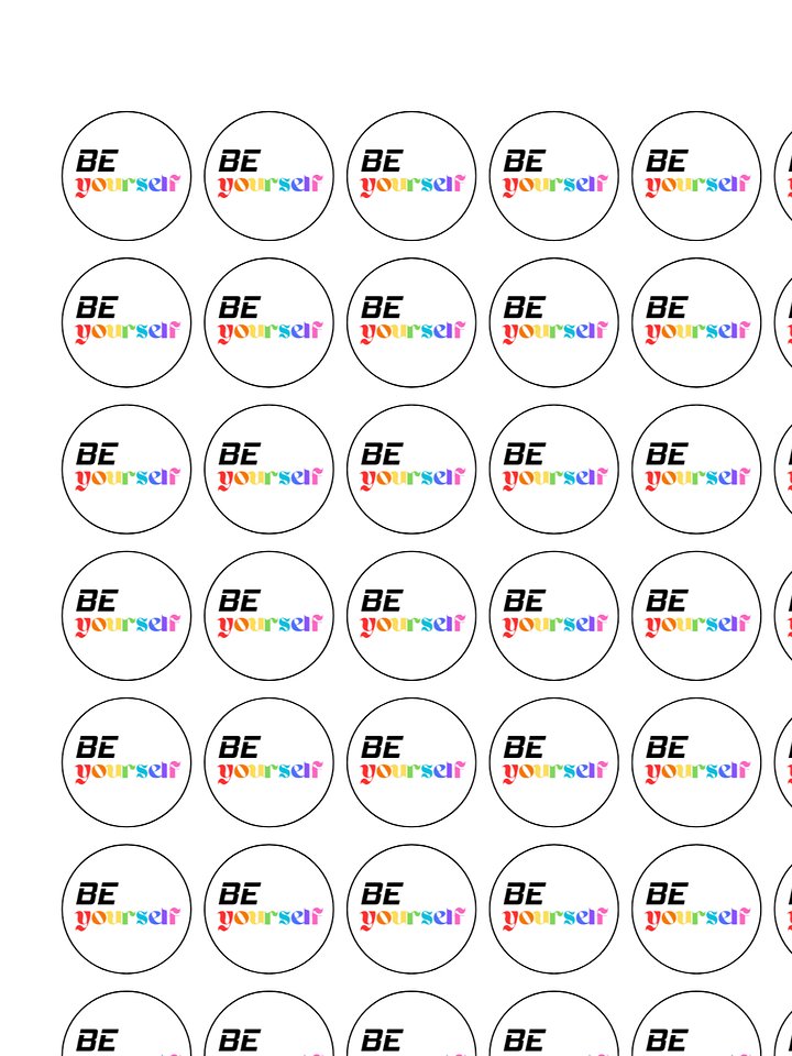 BE yourself 2.25" buttons product image (1)