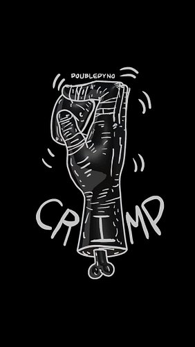 Crimp #rockclimbing #bouldering #illustration #graphictees #climblife #motiongraphics