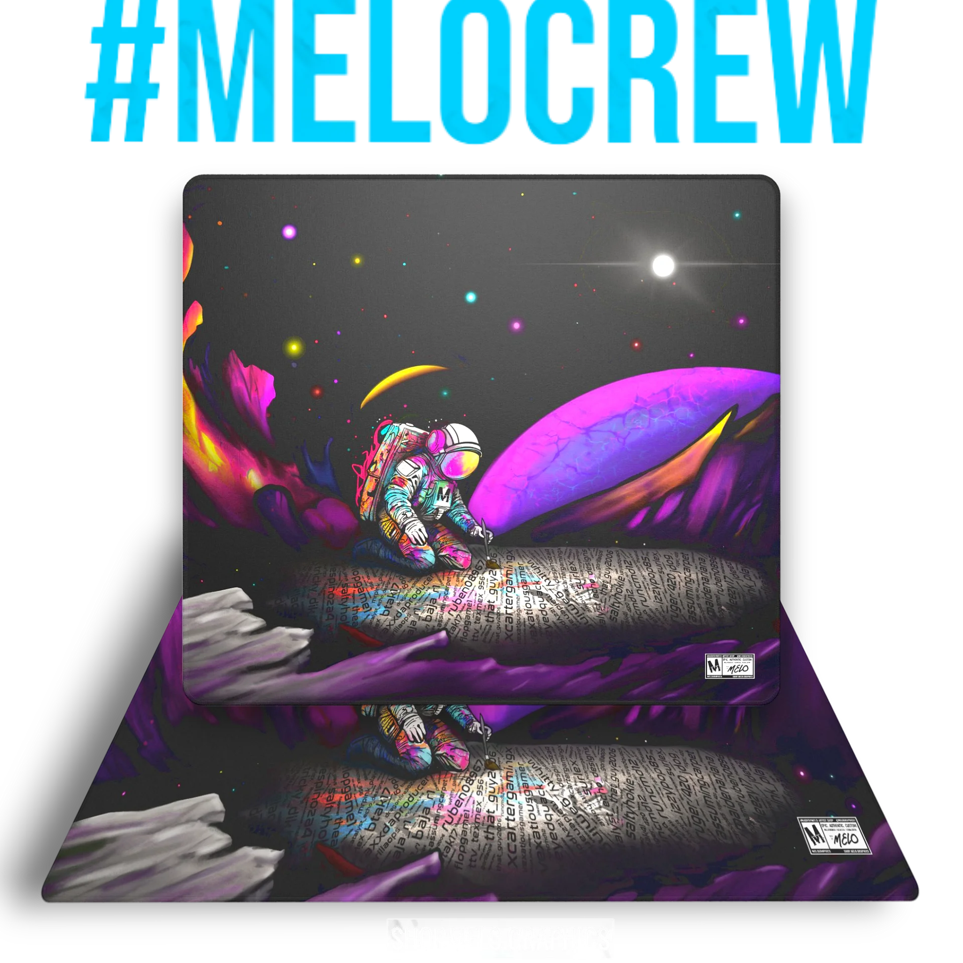 [#MELOtober2023] Personalized MELO CREW Founders - Gaming Mousepad | #MadeByMELO product image (2)