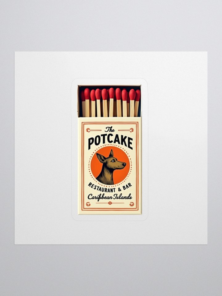 Potcake Matchbox Sticker product image (1)