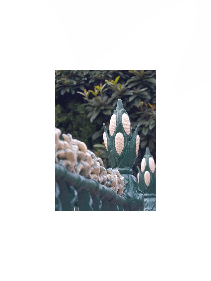 The Cornstalk Fence — New Orleans Art Print | The Indigo Hours | Casa de Karma Press product image (1)