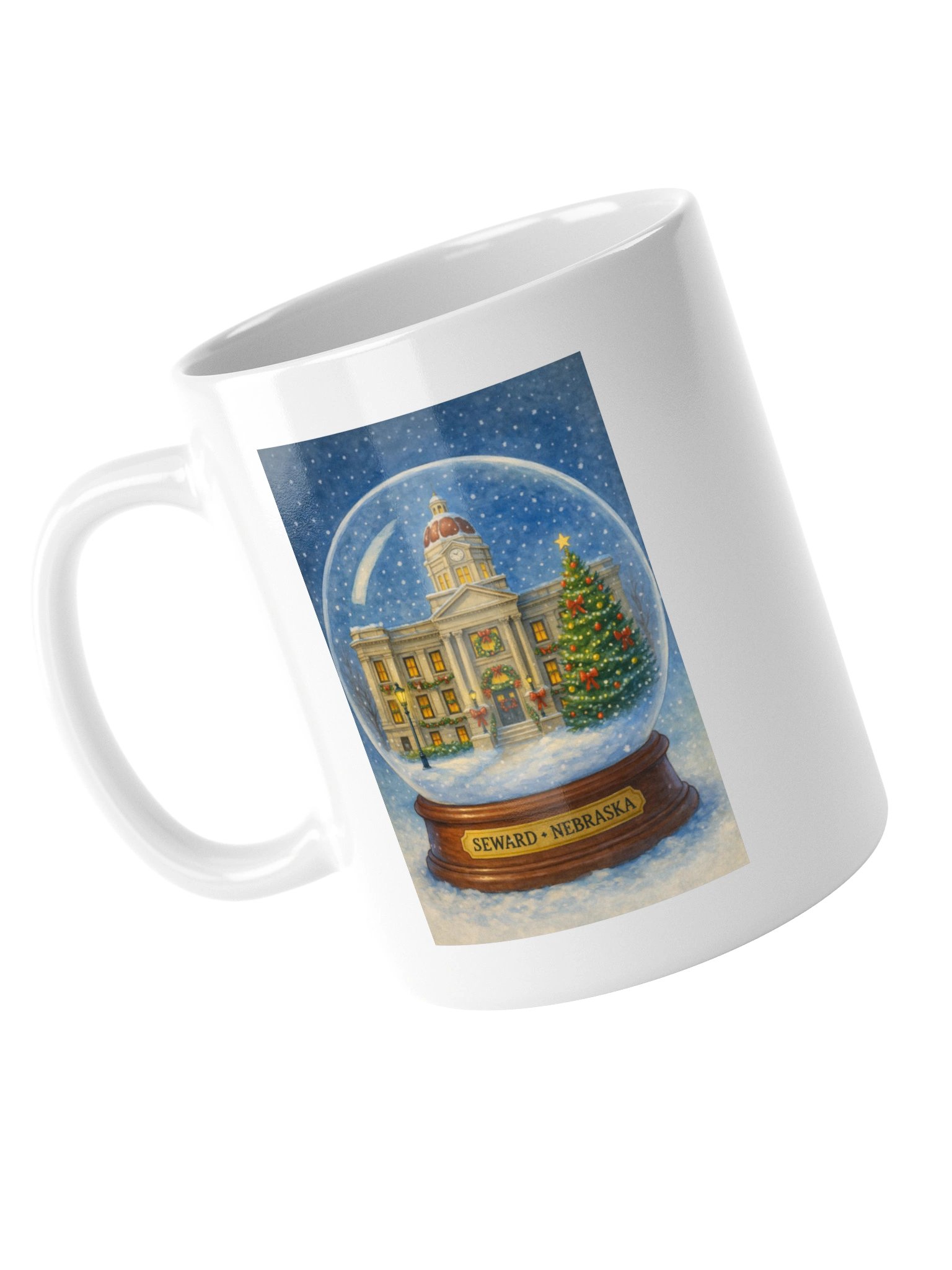 Seward Courthouse Snow globe Cup product image (5)